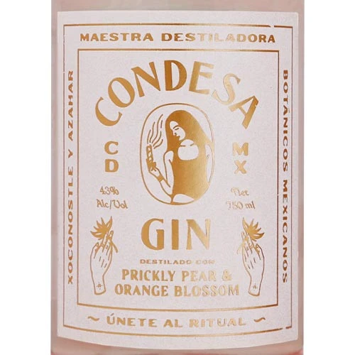 Condesa Prickly Pear & Orange Blossom Gin 2 Condesa Prickly Pear & Orange Blossom Gin - Image 2