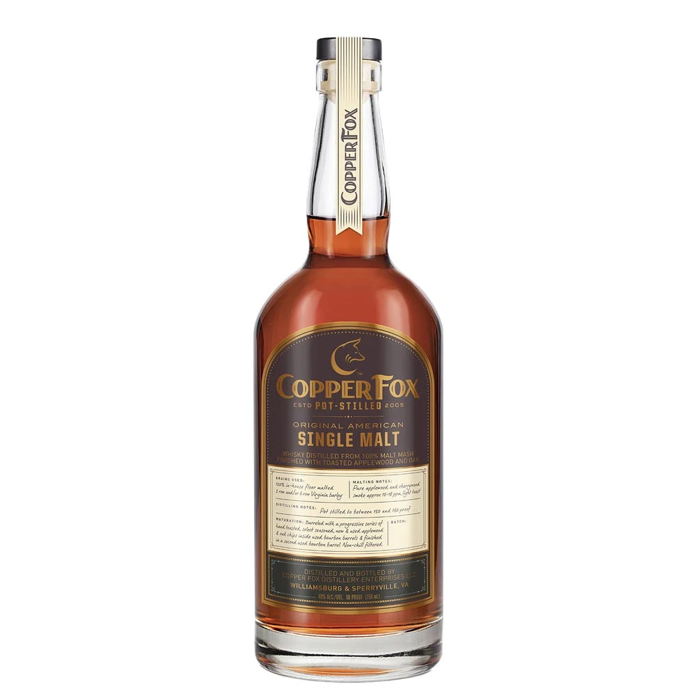 Copper Fox American Single Malt Whisky 1 Copper Fox American Single Malt Whisky