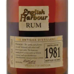 English Harbour 25 Year Old 1981 Rum -Black Magic Sales Store english harbour 25 year old 1981 rum 2