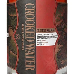 Crooked Water Old Hell Roaring Double Barreled Straight Bourbon Whiskey -Black Magic Sales Store old hell roaring 2
