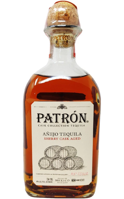 Patrón Cask Collection Sherry Cask Aged Añejo Tequila 1 Patrón Cask Collection Sherry Cask Aged Añejo Tequila