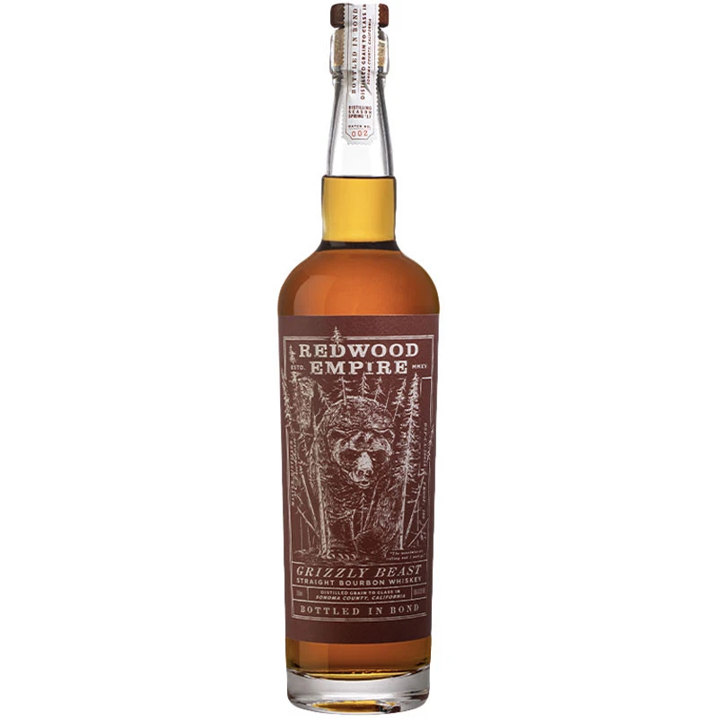 Redwood Empire Bottled In Bond Grizzly Beast Straight Bourbon Whiskey 1 Redwood Empire Bottled In Bond Grizzly Beast Straight Bourbon Whiskey